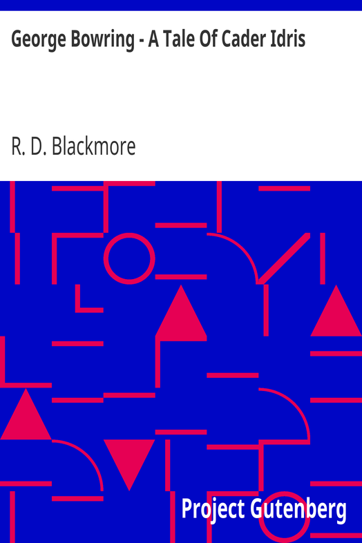 George Bowring - A Tale Of Cader Idris / From "Slain By The Doones" By R. D. Blackmore cover