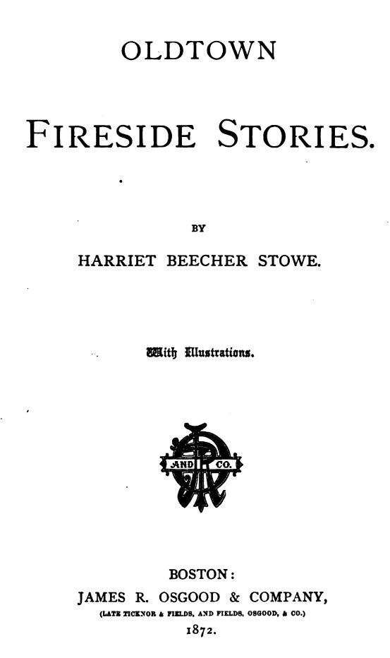 Oldtown Fireside Stories cover
