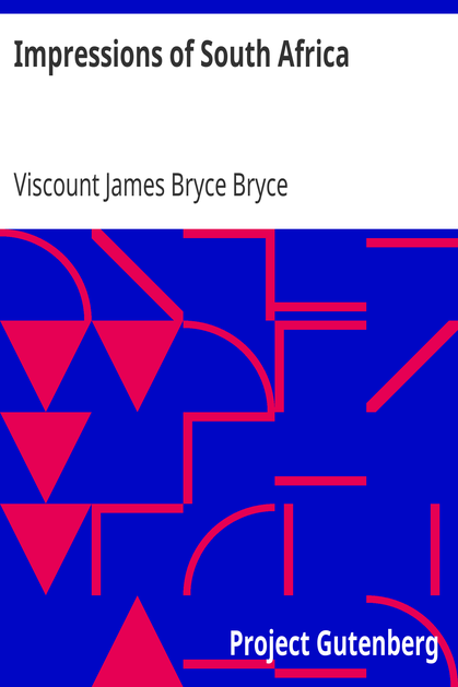 Impressions of South Africa cover