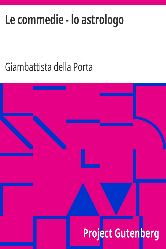 Le commedie - lo astrologo cover