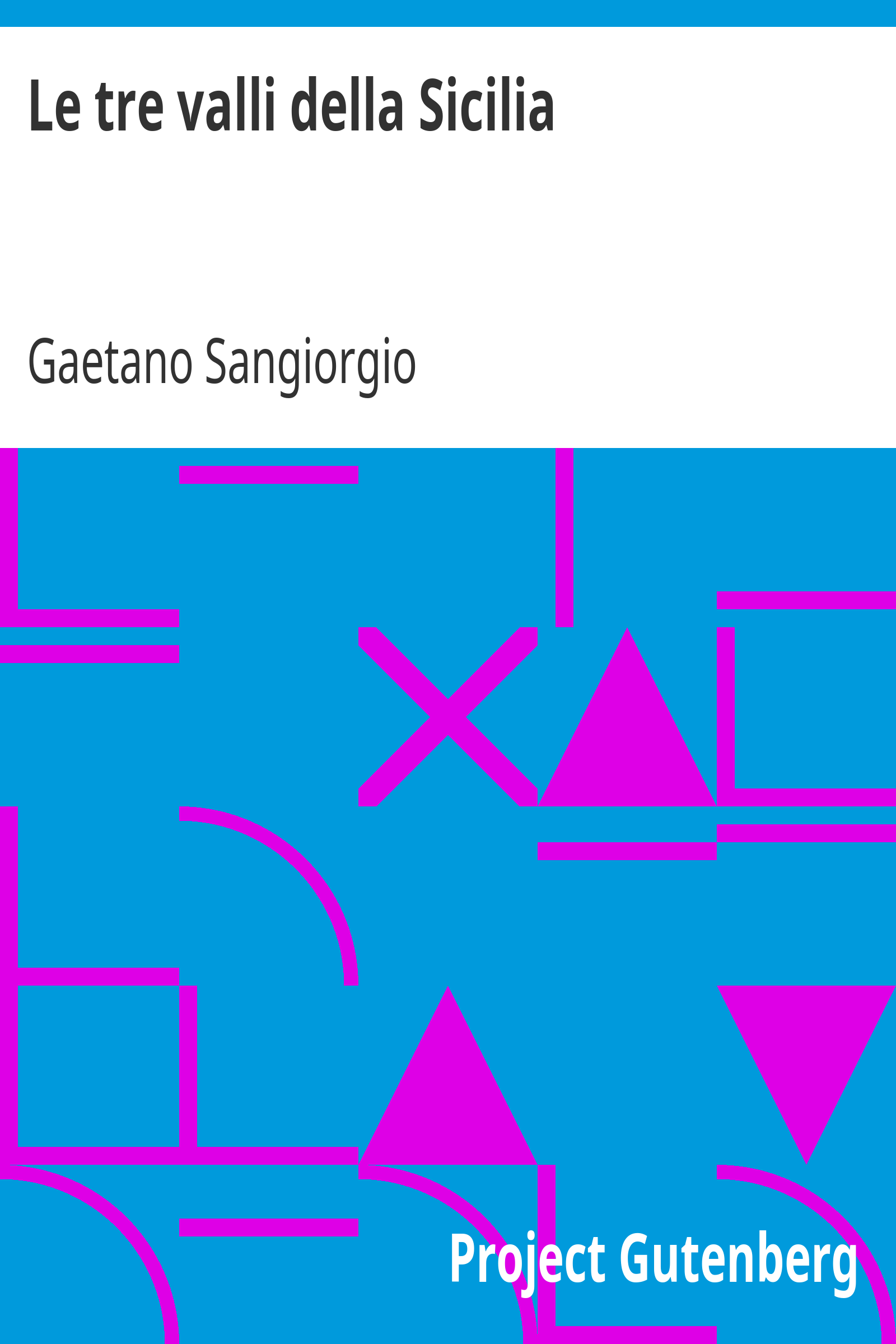 Le tre valli della Sicilia cover