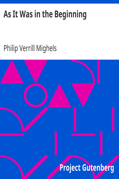 As It Was in the Beginning cover