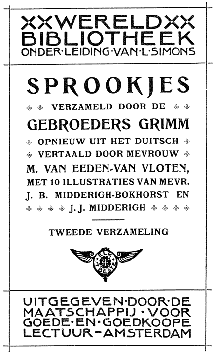 Sprookjes: Tweede verzameling cover