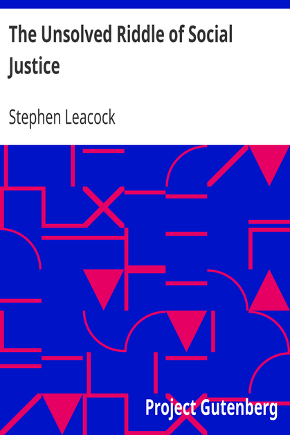 The Unsolved Riddle of Social Justice cover