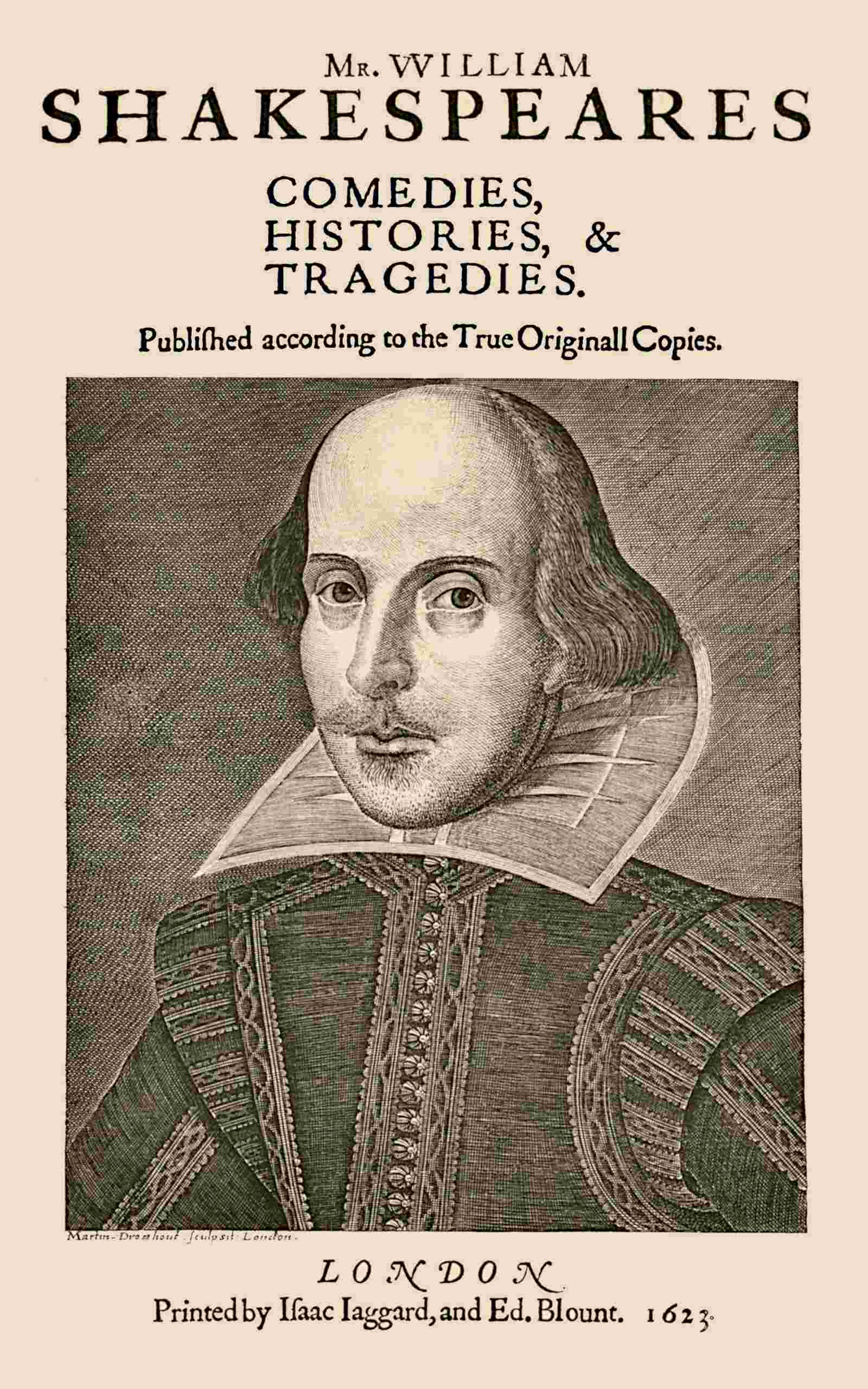 Shakespeare's First Folio cover