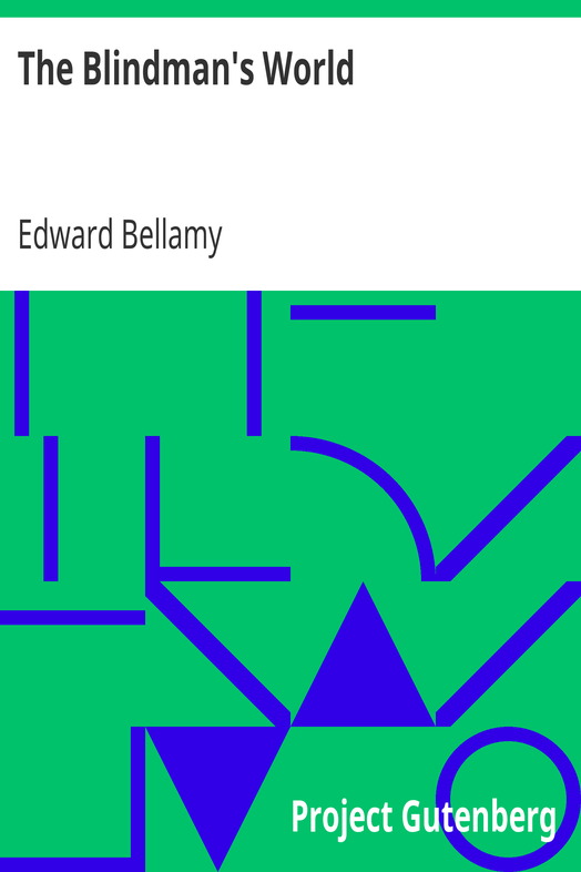 The Blindman's World / 1898 cover
