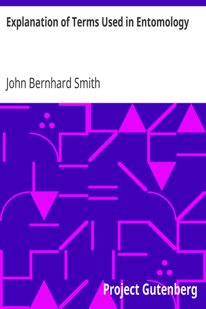 Explanation of Terms Used in Entomology cover