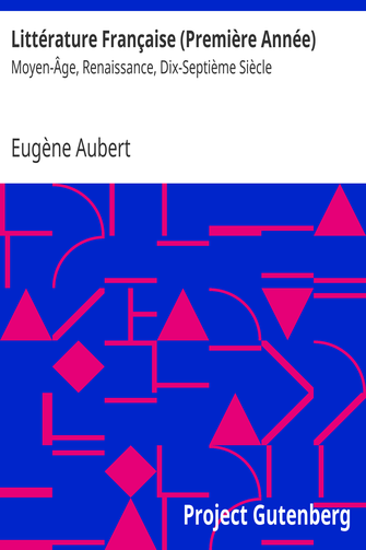Littérature Française (Première Année) cover