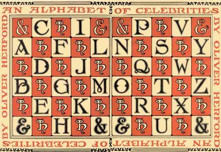 An Alphabet of Celebrities cover
