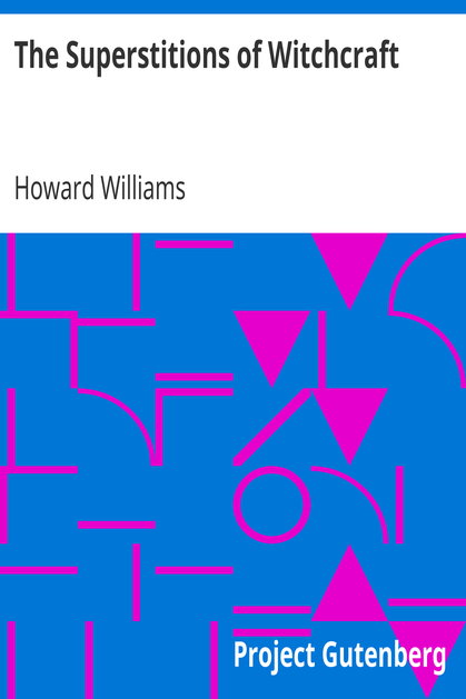 The Superstitions of Witchcraft cover