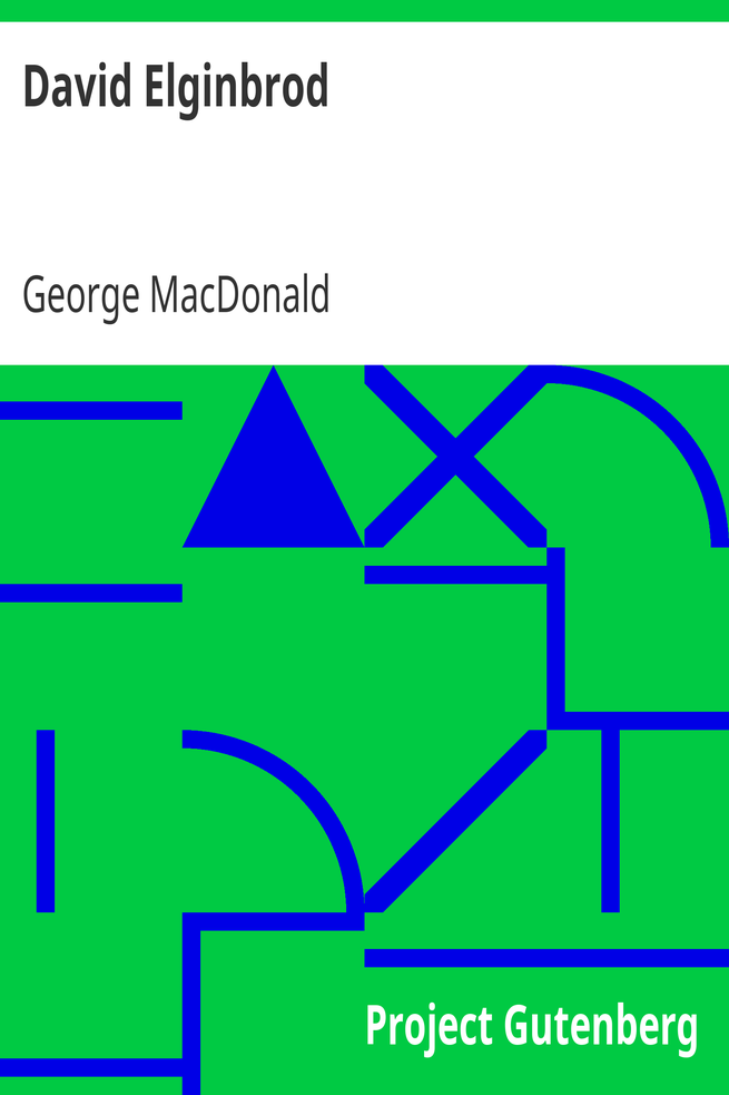David Elginbrod cover