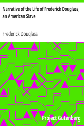 Narrative of the Life of Frederick Douglass, an American Slave cover
