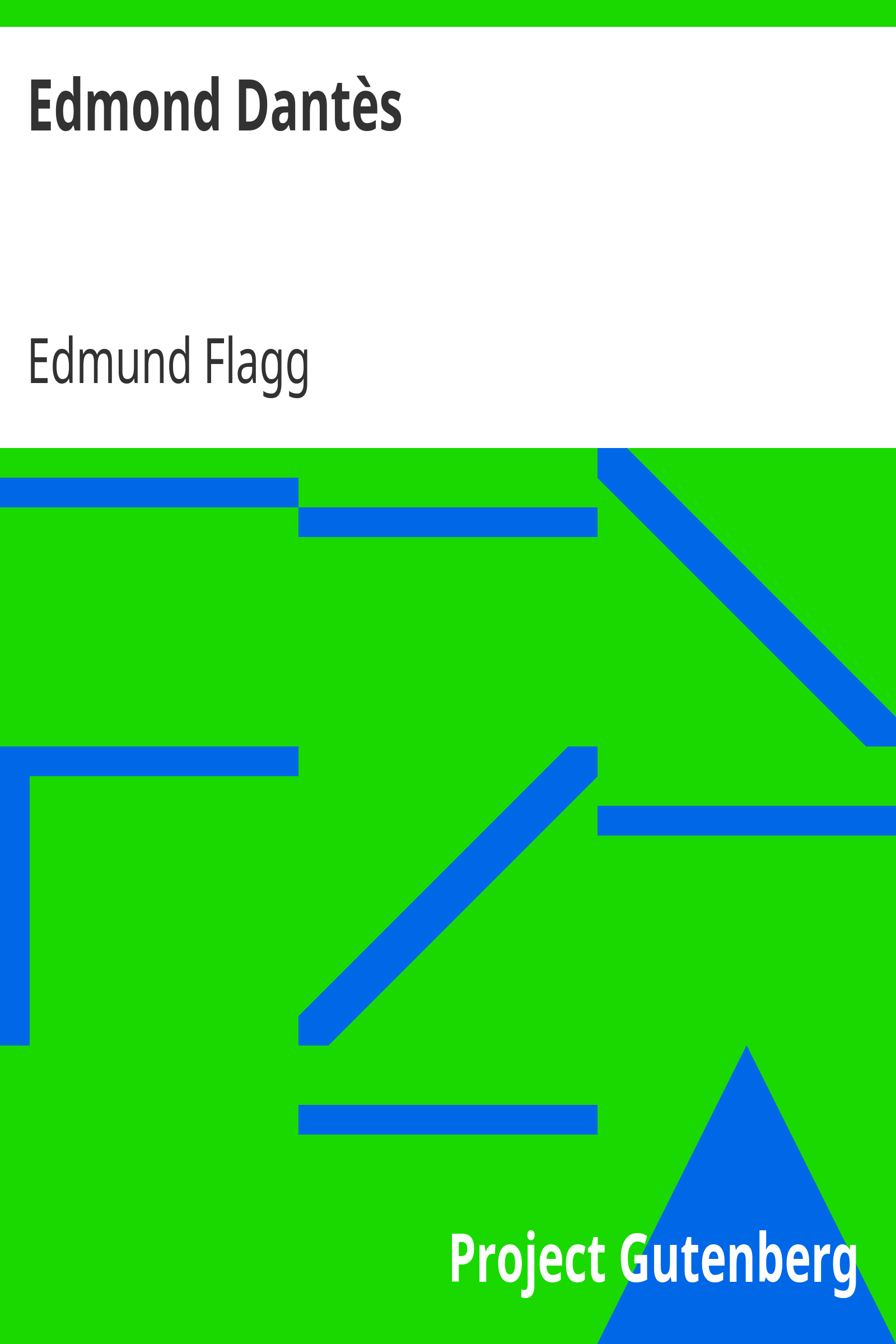 Edmond Dantès cover