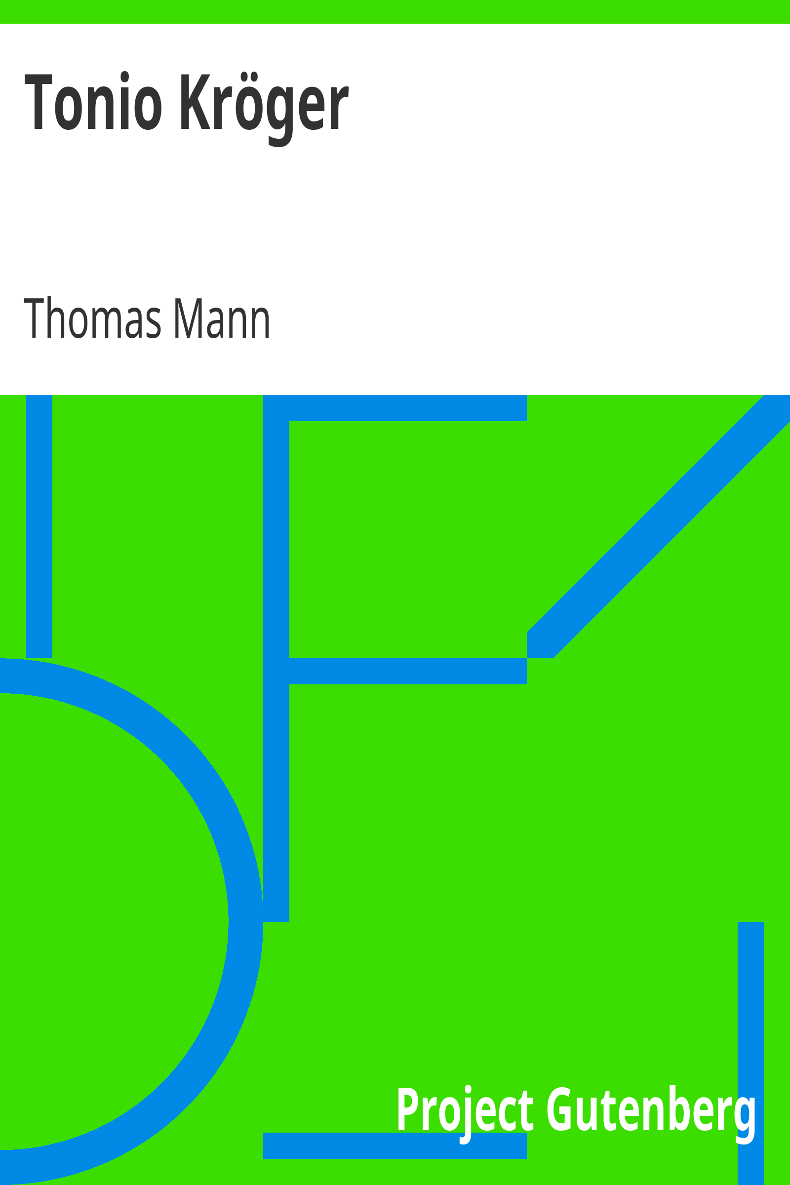 Tonio Kröger cover