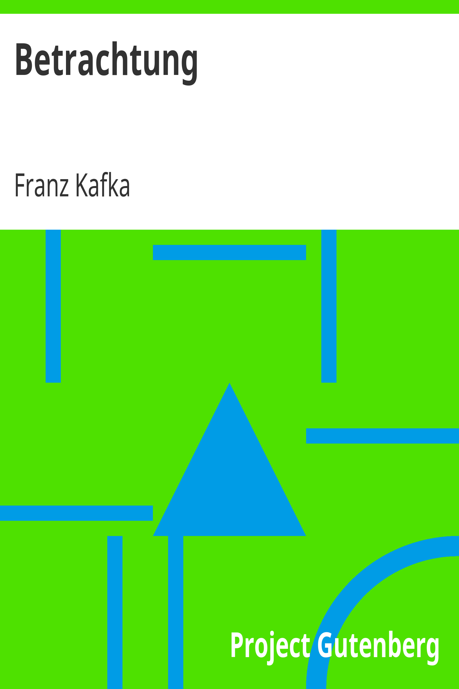 Betrachtung cover