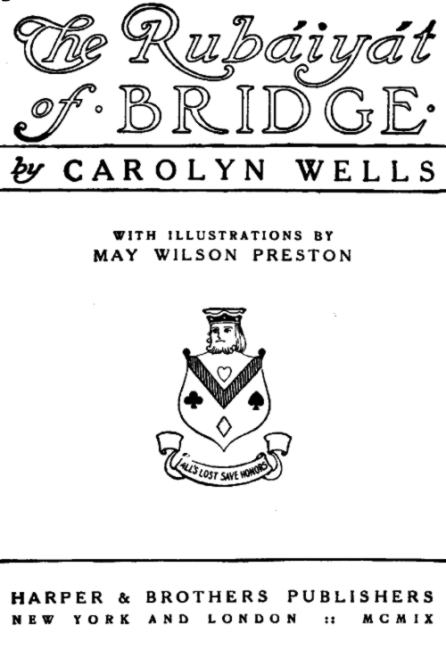 The Rubáiyát of Bridge cover