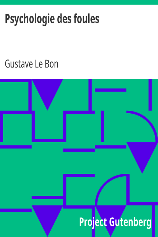 Psychologie des foules cover