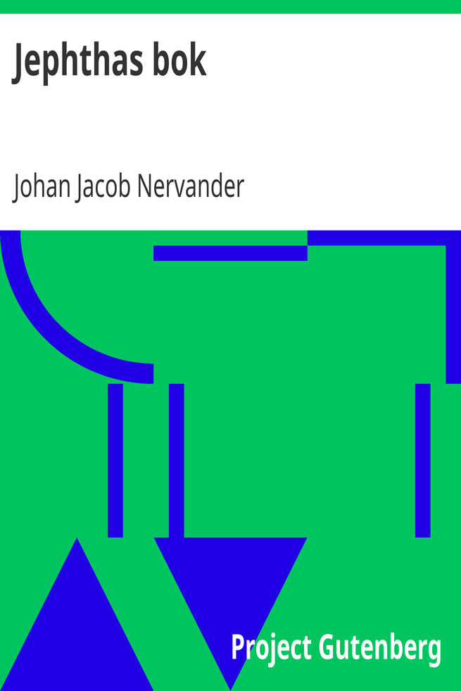 Jephthas bok / En Minnes-Sång i Israël cover