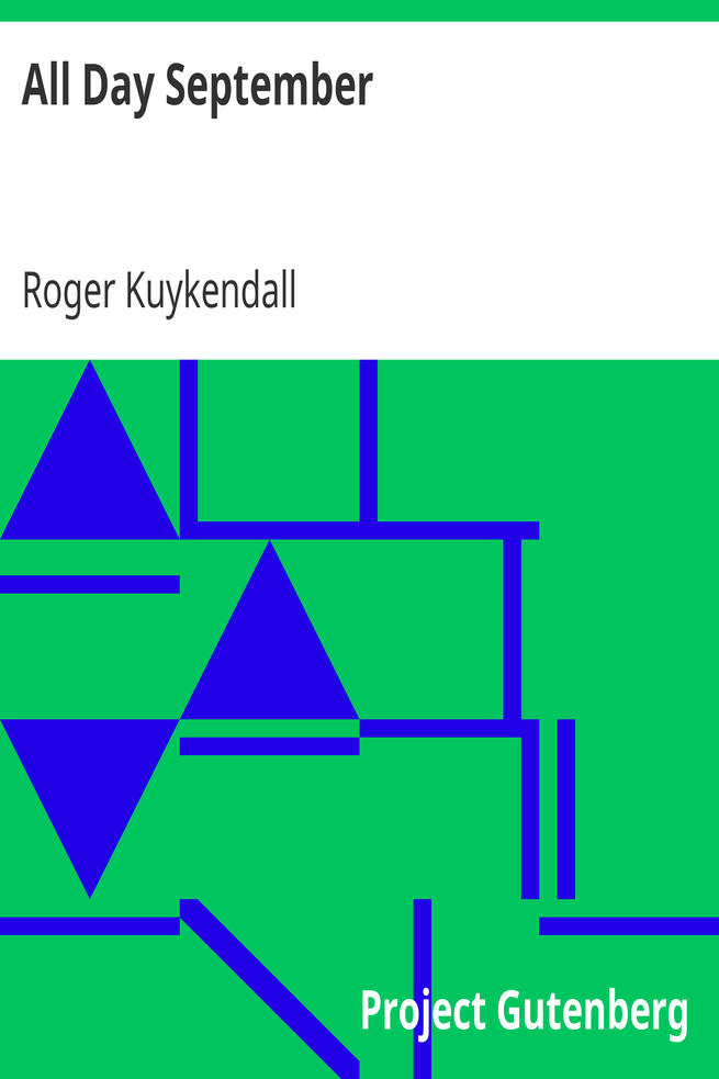 All Day September cover