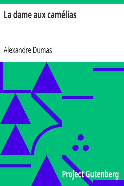 La dame aux camélias cover
