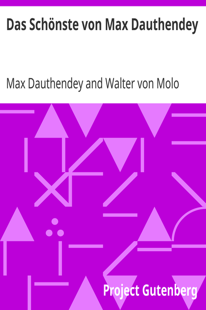 Das Schönste von Max Dauthendey cover