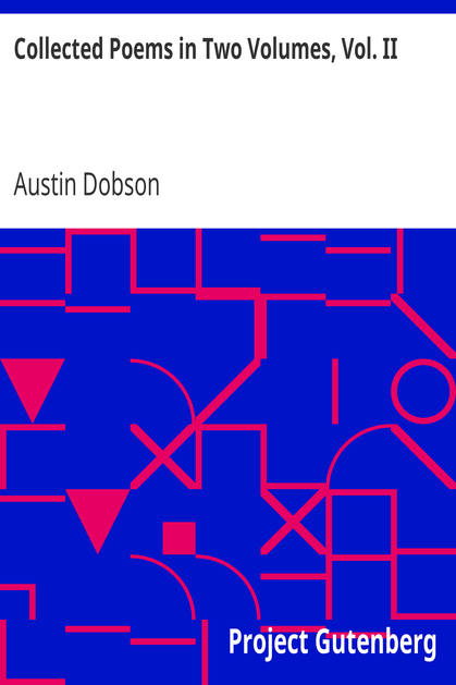 Collected Poems in Two Volumes, Vol. II cover