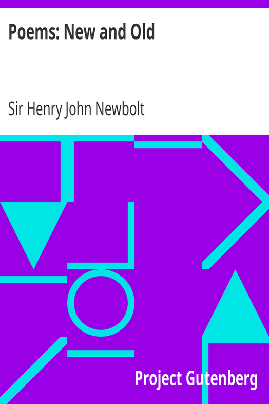 Poems: New and Old cover