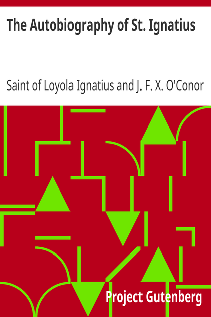 The Autobiography of St. Ignatius cover