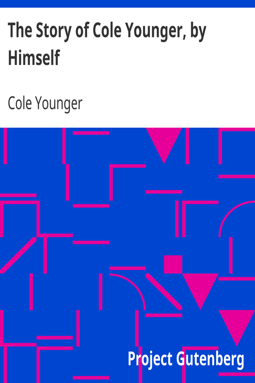 The Story of Cole Younger, by Himself cover