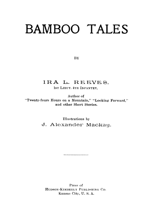 Bamboo Tales cover