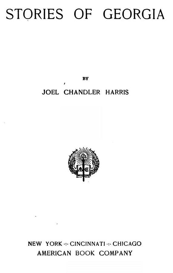 Stories Of Georgia cover