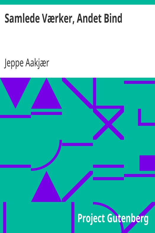 Samlede Værker, Andet Bind cover