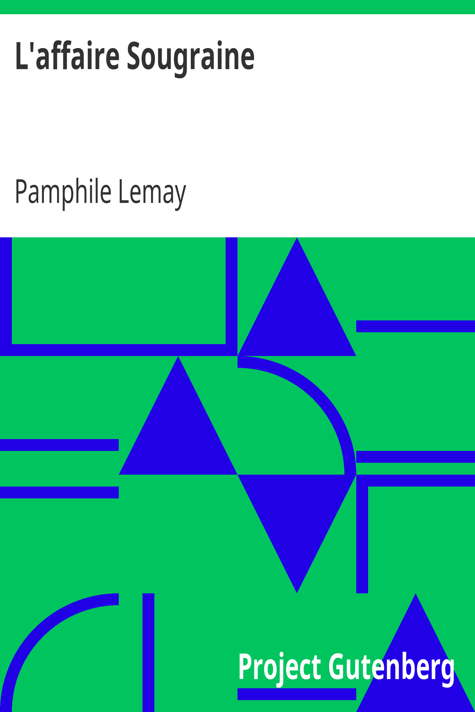 L'affaire Sougraine cover