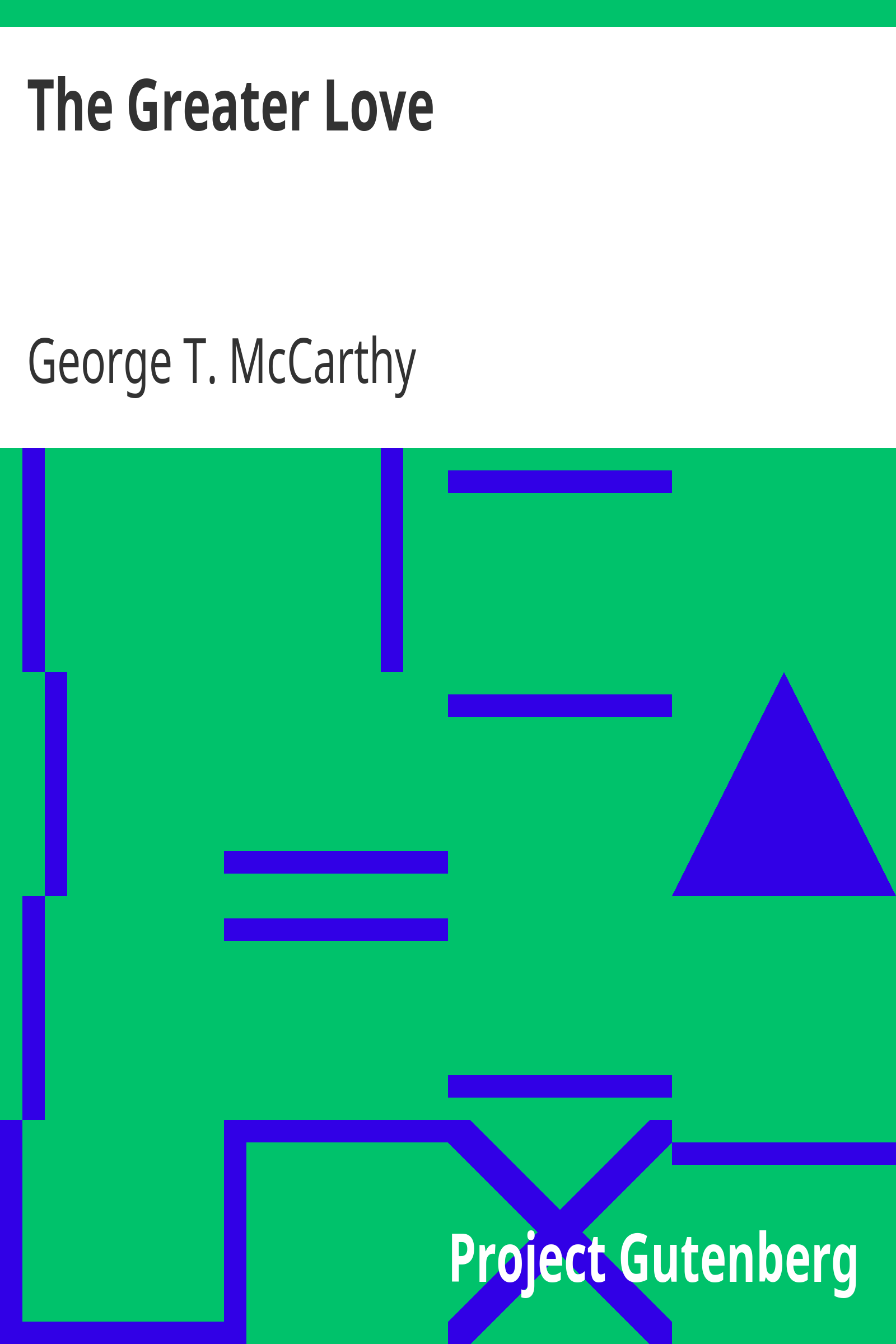 The Greater Love cover