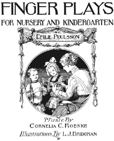 Finger plays for nursery and kindergarten cover