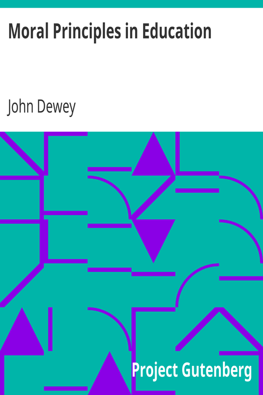 Moral Principles in Education cover