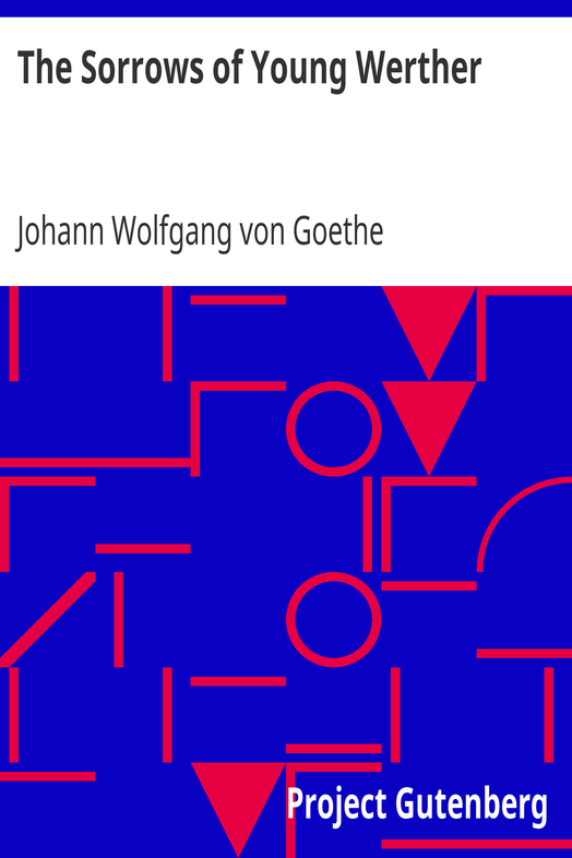 The Sorrows of Young Werther cover