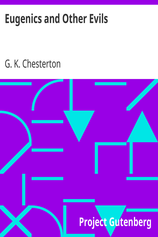 Eugenics and Other Evils cover