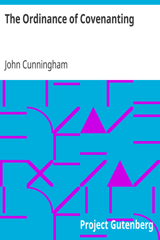 The Ordinance of Covenanting cover