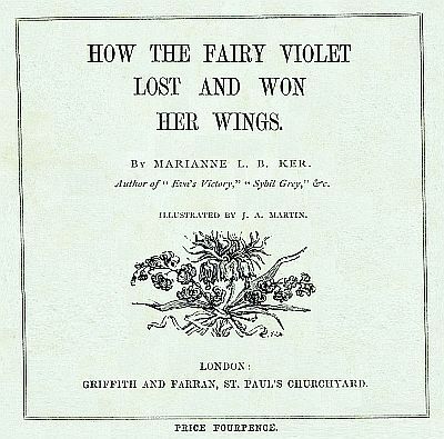 How the Fairy Violet Lost and Won Her Wings cover