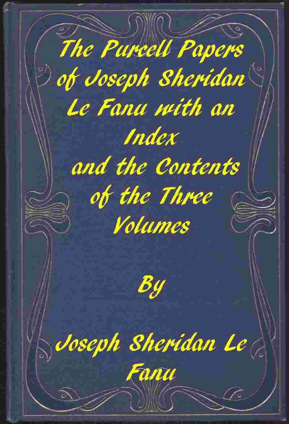 The Purcell Papers: Index and Contents of the Three Volumes cover