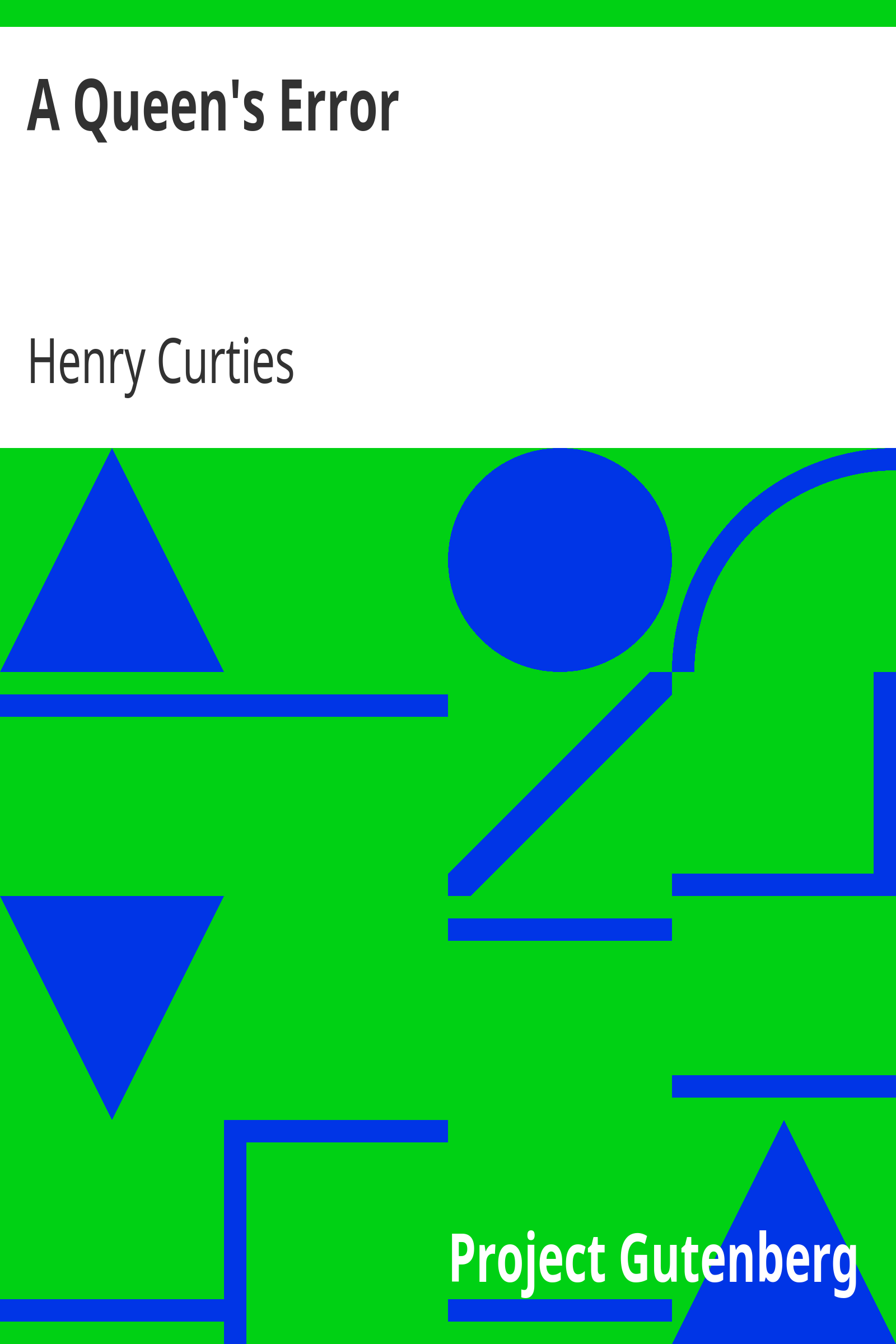 A Queen's Error cover