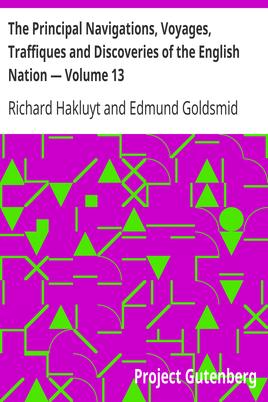 The Principal Navigations, Voyages, Traffiques and Discoveries of the English Nation — Volume 13 / America, Part II cover