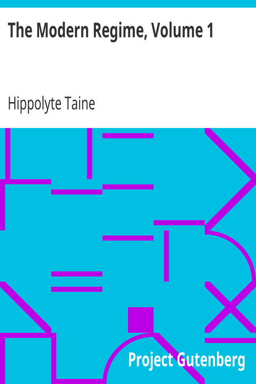The Modern Regime, Volume 1 cover