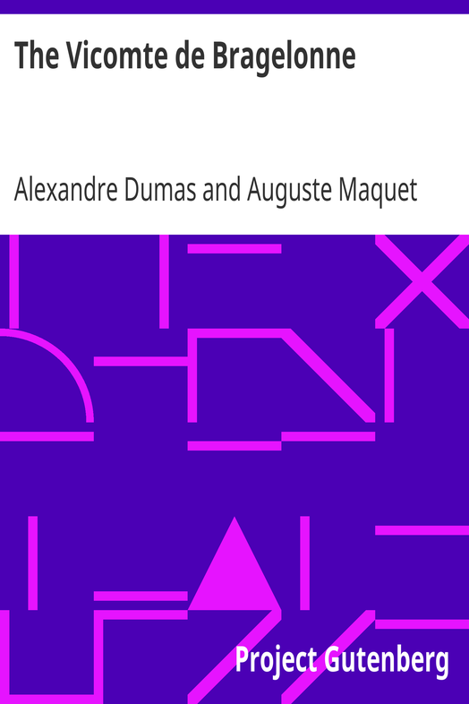 The Vicomte de Bragelonne cover