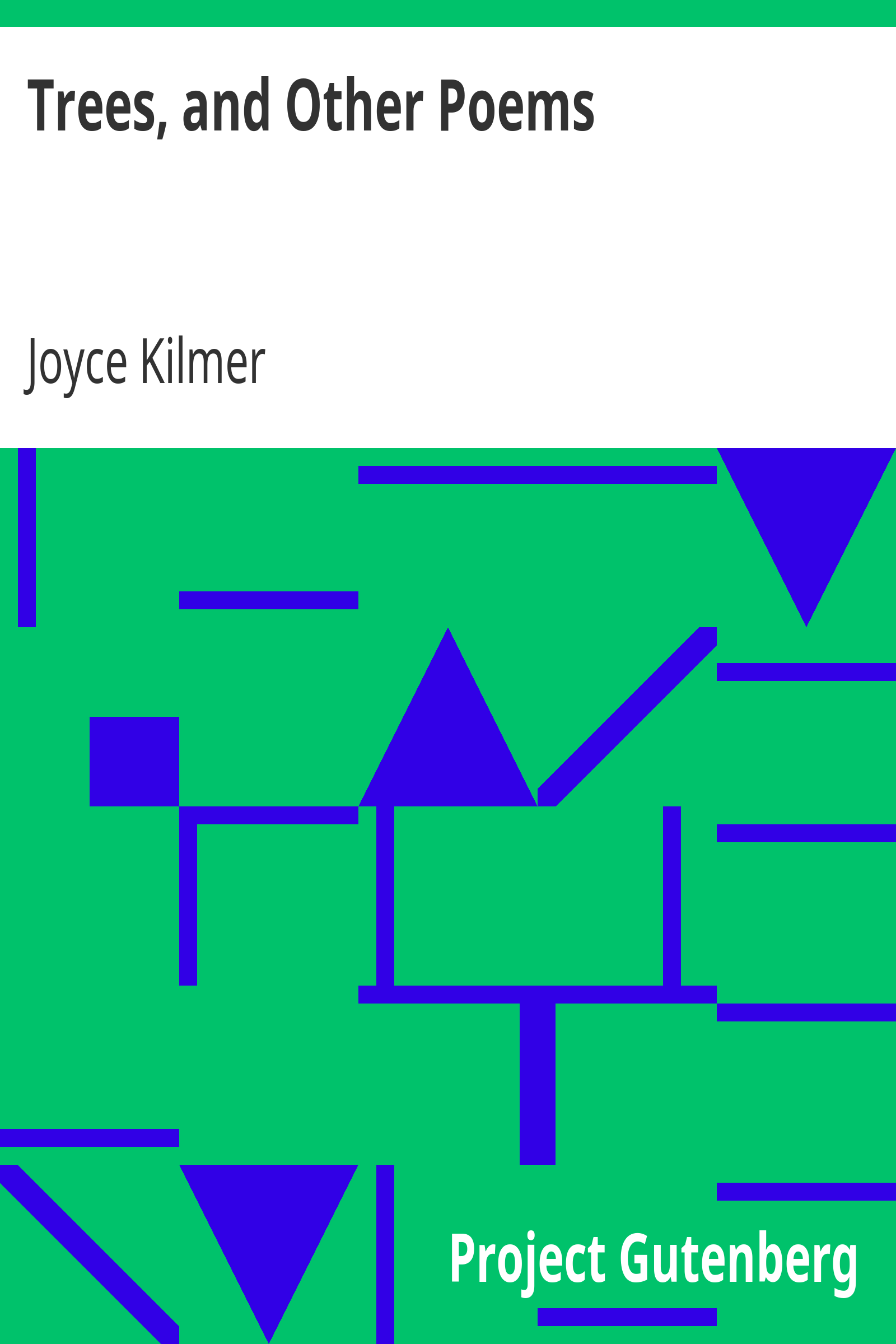 Trees, and Other Poems cover