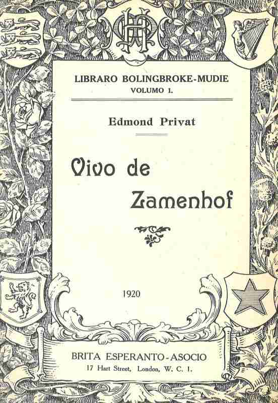 Vivo de Zamenhof cover