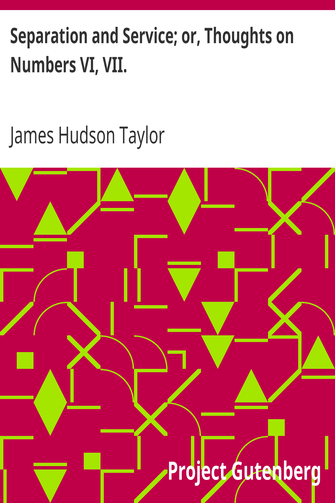 Separation and Service; or, Thoughts on Numbers VI, VII. cover