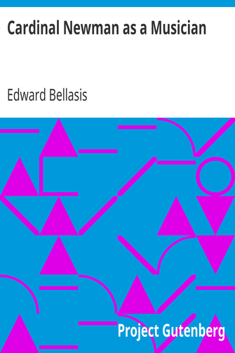 Cardinal Newman as a Musician cover