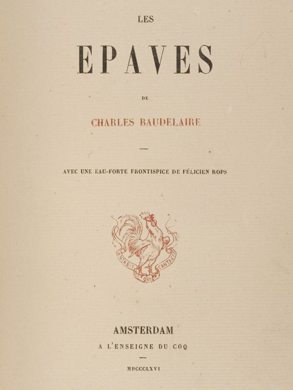 Les épaves de Charles Baudelaire cover